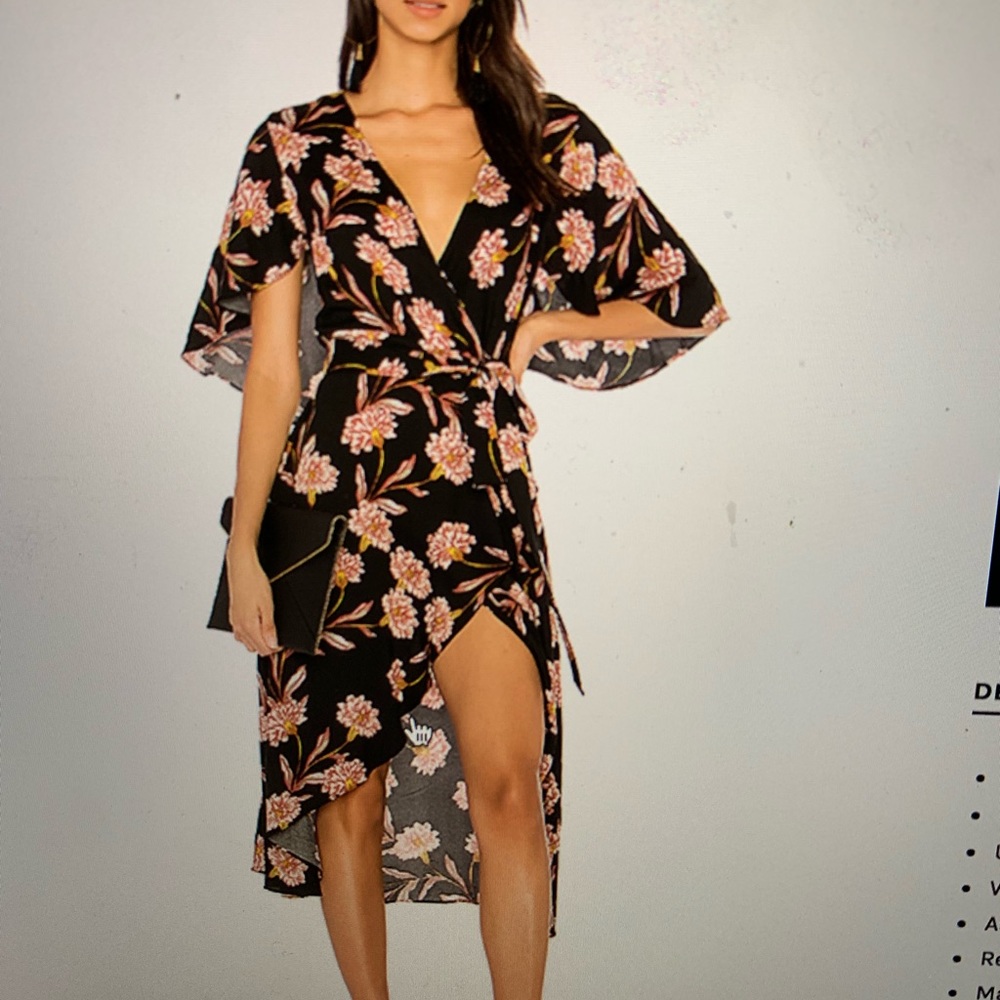 Painting the stars wrap dress